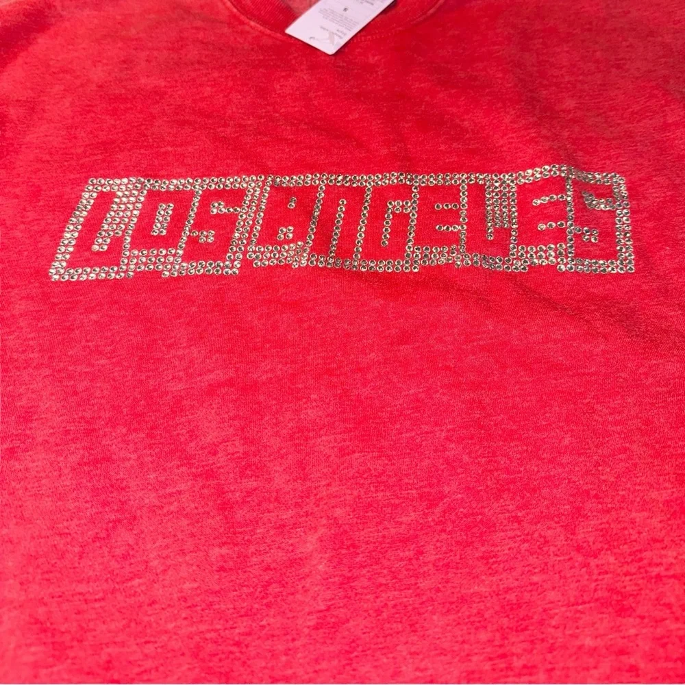 Wild Fable Women's Los Angeles Rhinestone‎ Sweatshirt- Size S - Picture 3 of 9